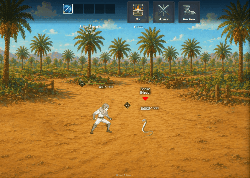 Reflection of Demon combat screenshot
